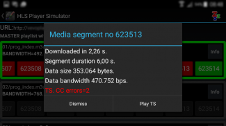 HLS Player Simulator FREE screenshot 1