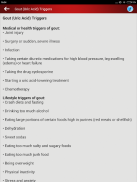 Arthritis Gout Uric Acid Diet screenshot 3