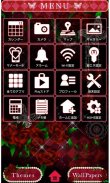 ★เปลี่ยนธีมฟรี★Gothic Roses screenshot 2