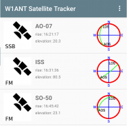 W1ANT Satellite Tracker screenshot 1