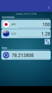 Japan Yen x New Zealand Dollar screenshot 1