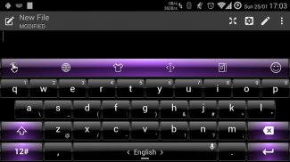 Keyboard tema DuskViole screenshot 6