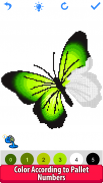 Butterfly Color by Number - Pixel Art Sandbox Draw screenshot 4