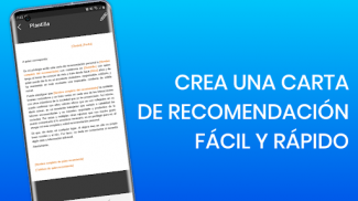 Carta de recomendacion screenshot 4