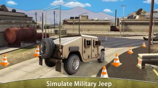 jeep militare parcheggio guida screenshot 2