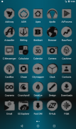 Grey and Black Icon Pack screenshot 17