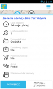 Blue Taxi Gdynia screenshot 2
