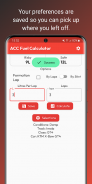 ACC Fuel Calculator screenshot 1