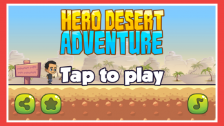 Zzy Run - Hero Desert Adventure screenshot 1