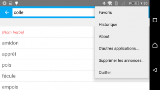 Synonymes français Offline screenshot 0