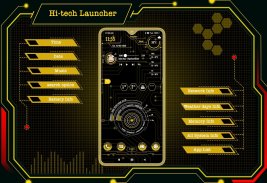 Hi-tech launcher 2023 screenshot 7