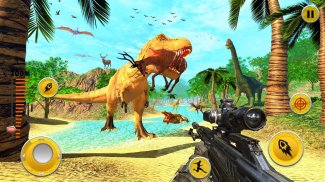 Real Dinosaur Shooting Game 3D screenshot 0