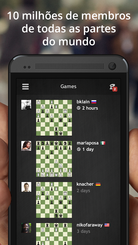 Última Versão de Xadrez - Jogue e4 d5 (Full) 1.7.2.0 para Android