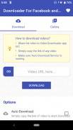 Video Downloader for Facebook and Instagram screenshot 1