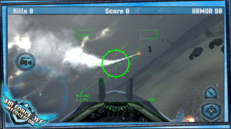 força aérea interceptor do jet screenshot 3
