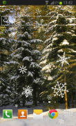 Winter Forest Live Wallpaper screenshot 1