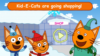 Kid-E-Cats: 婴儿购物游戏! 小猫杂货店物语 & 动物游戏! 小孩游戏 - 超市经营 screenshot 1