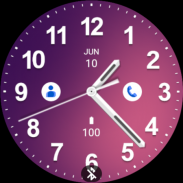 Casual Purple Pink Watch Face screenshot 3