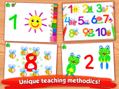 123 ड्राइंग🎨 बच्चों के लिए चित्रकारी और गिनती खेल screenshot 4