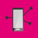 Carrier Hub Magenta Icon