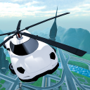 Helicopter Car Rescue Driving Icon