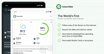 Pelayar SalamWeb: Aplikasi untuk Internet Islam screenshot 13