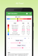 بسيطة مؤشر كتلة الجسم حاسبة screenshot 0