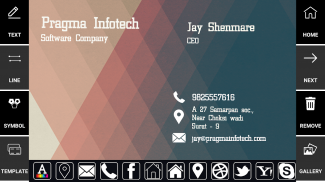 Business Card Maker Pro screenshot 2