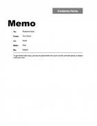 Memo Office Templates screenshot 9