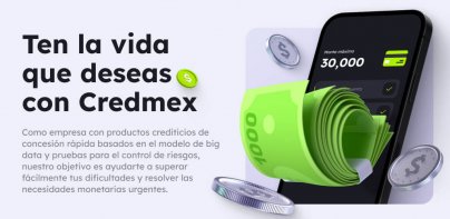 Credmex: Préstamos de dinero