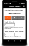 Underground Safety - Slope Calculator screenshot 3