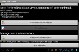 Disable Camera device ICS/JB screenshot 2