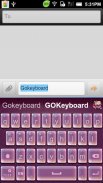 GO Keyboard RomanticDate theme screenshot 2