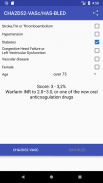 CHA2DS2-VASc HAS-BLED Score Calculator screenshot 4