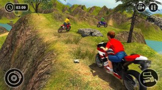 Kids Downhill Mountain Motorbike Riding screenshot 7