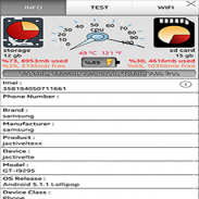 TestInfo cihazı test eder, bilgilerini gösterir. screenshot 8