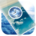 Cloud Clock Live Wallpaper Icon