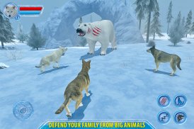 Arktischen Wolf sim 3d screenshot 3