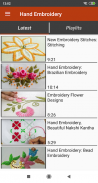 Learn Embroidery by hand Video screenshot 3