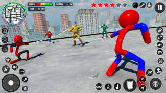 Stickman Rope Hero Spider Game screenshot 9