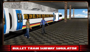 رصاصة قطار مترو محاكاة screenshot 11