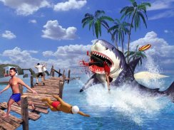 Angry Shark 3D Simulator Game screenshot 1