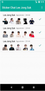 Sticker Chat Lee Jong Suk Cute KPOP screenshot 1