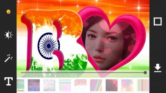 Indian Flag Letter Frames screenshot 3