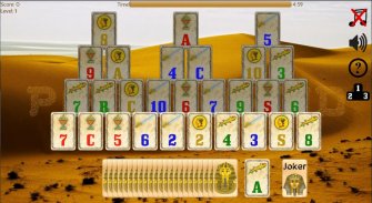 Piramidroid. jogo de cartas. screenshot 2