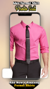 Man Formal Shirt Photo Suit screenshot 4