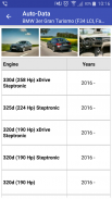 Mobile app of the website for car technical specifications www.auto-data.net. screenshot 3