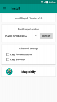 Magisk Manager Screen