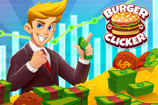 دانلود بازی Burger Clicker 🍔 Idle Money Billionaire Business برای اندروید