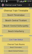 Chennai Local Train Timetable screenshot 8